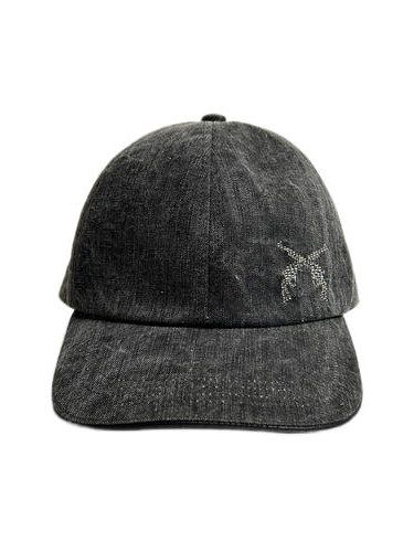 《予約品8月31日 23時55分締め》 MINI CROSS CAP / キャップ / グレー・シルバー 【roarguns 】 2024年2月入荷予定
