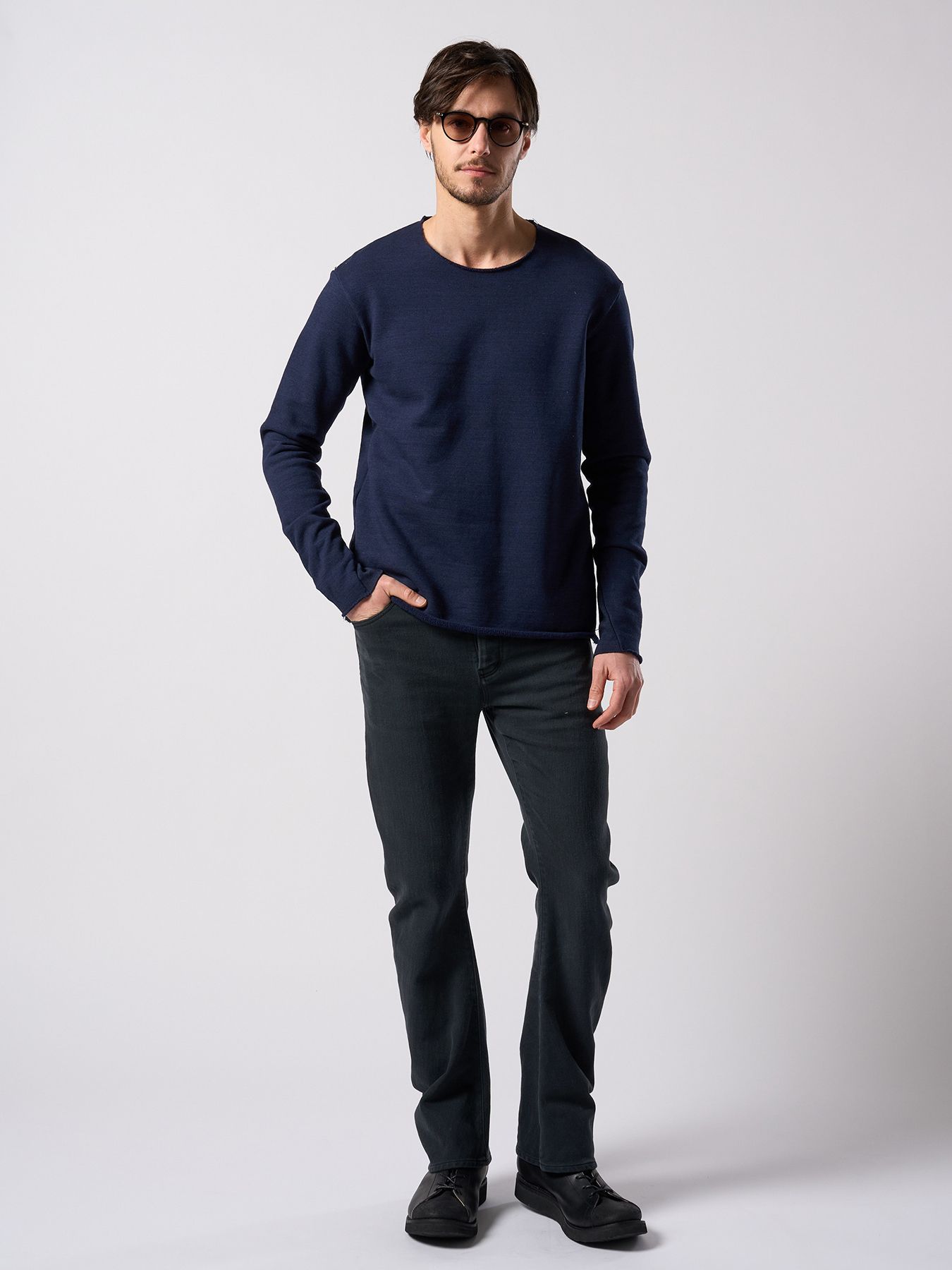 【予約品 4月19日(日) 18時締切】cut-off light sweatshirt / カットオフ ライト スウェットシャツ / インディゴ