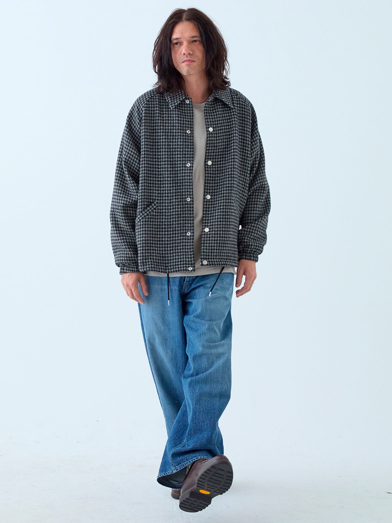 【予約品 5月7日(水)AM10時  締切】Fluxdenim used / ユーズド加工 デニムパンツ / インディゴ×ネイビー