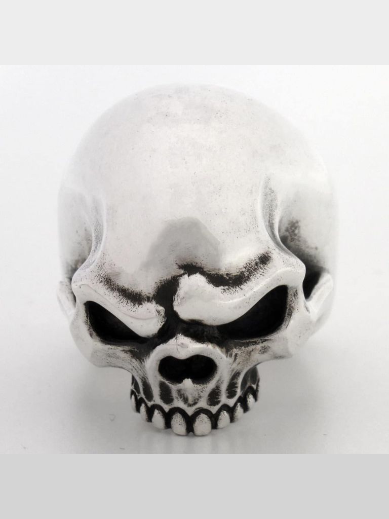 【受注生産品】 Fighting Skull Ring 2 / スカルリング