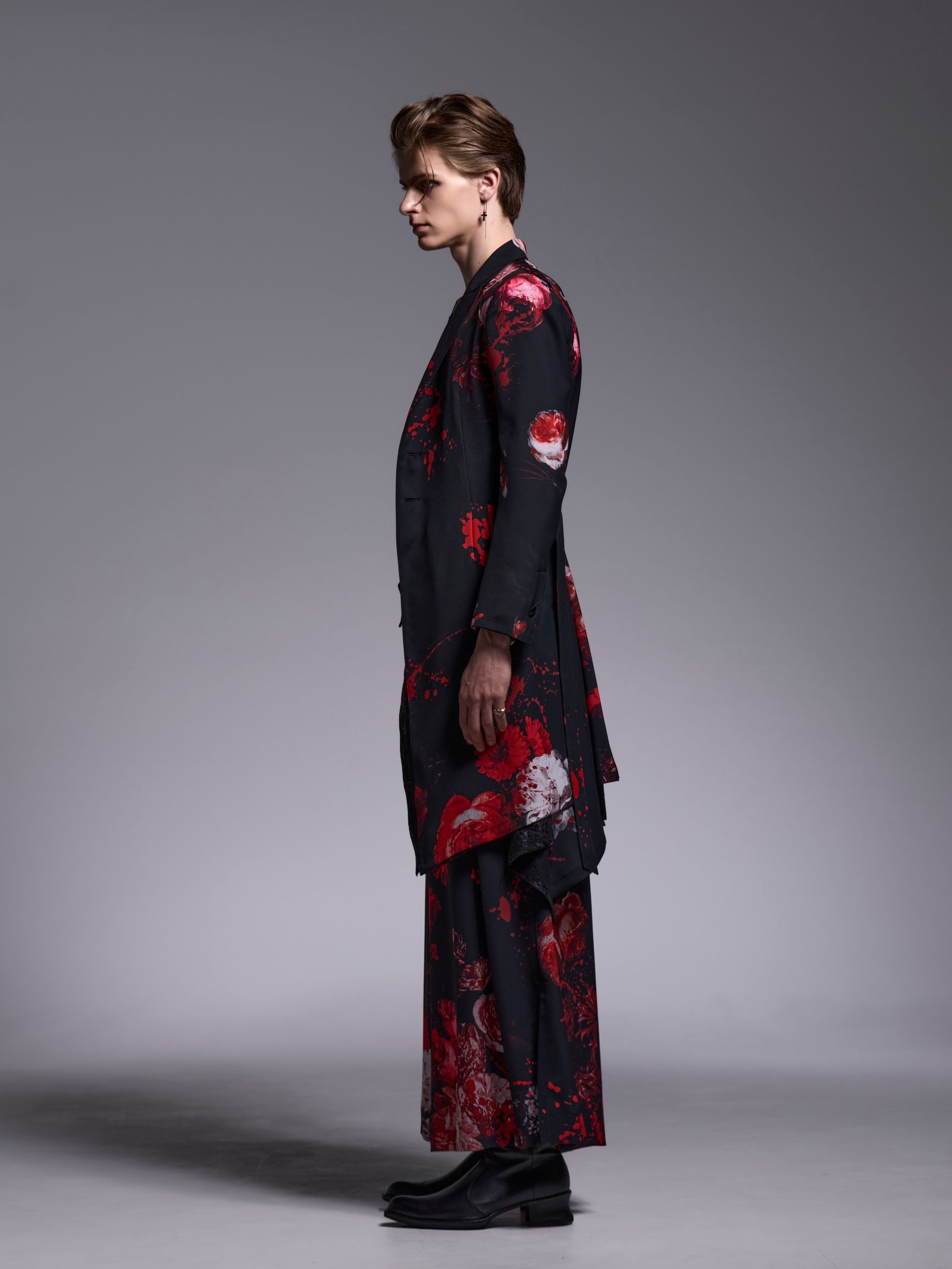 【予約品 1月4日(日) 締切】Flare Jacket / フレアジャケット / ブラックフローラ