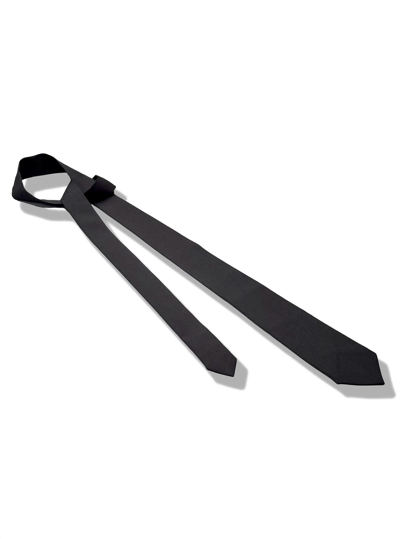 ネクタイ付ネックギャザー BIG シャツ / ホワイト【NOID.】