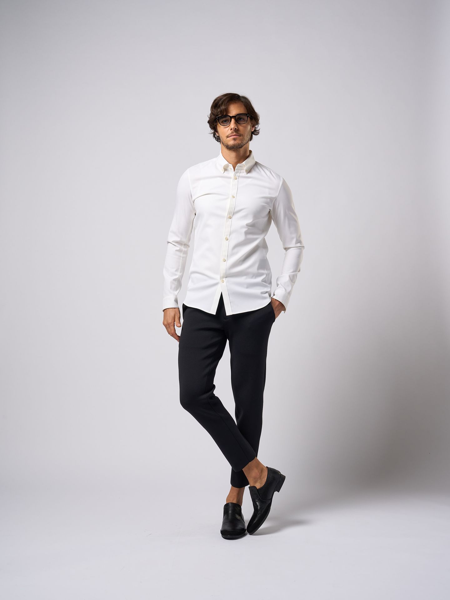 【予約品9月19日 10時締め】 B.D shirt / ボタンダウンシャツ / ホワイト