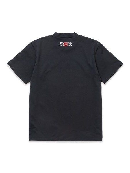 DOT PRINT EMB MOCK NECK / ブラック 【SY32 by SWEET YEARS GOLF】