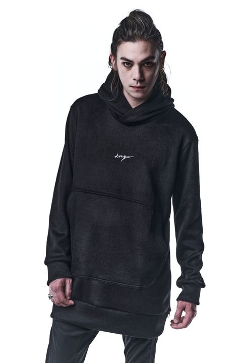 Hoodie パーカー Shaggy / Black 【kiryuyrik】