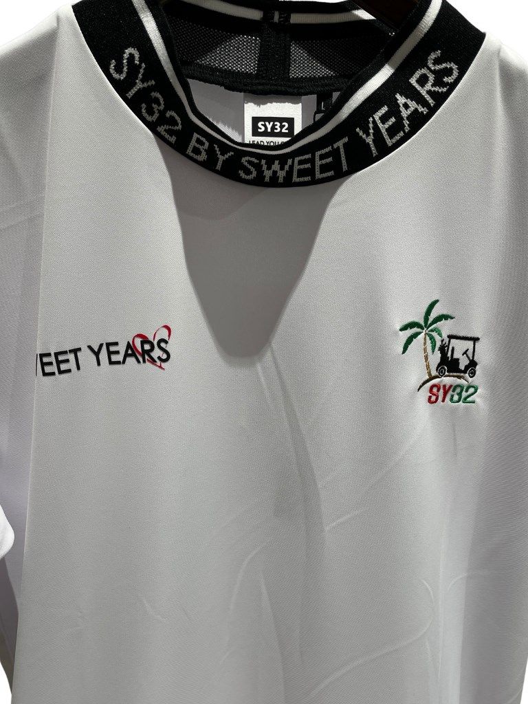 SURFLINE MOCK NECK / ホワイト 【SY32 by SWEET YEARS GOLF】