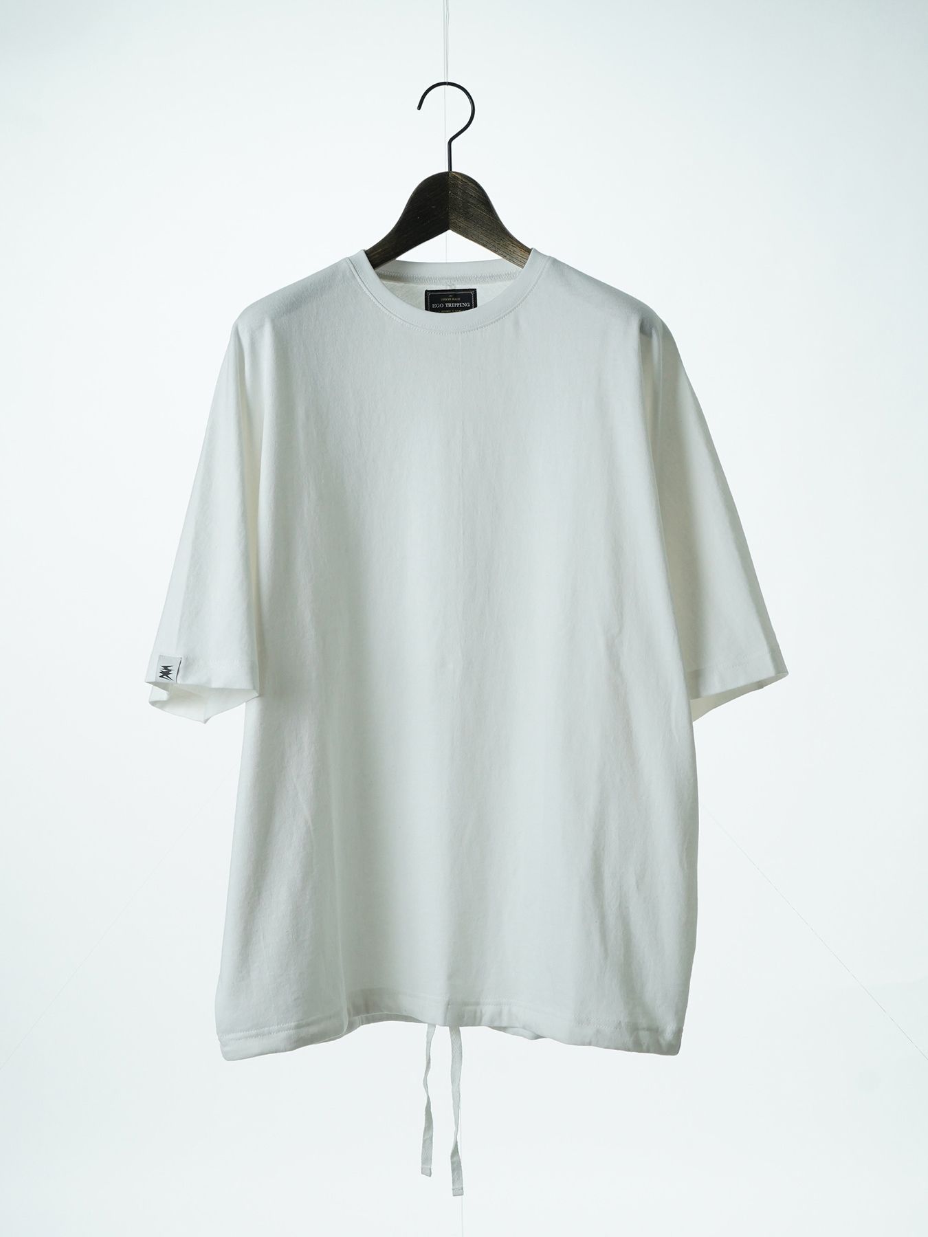 【予約品 2月1日(日) 締切】KITE TEE embroidery / 刺繍 ニットT / ホワイト