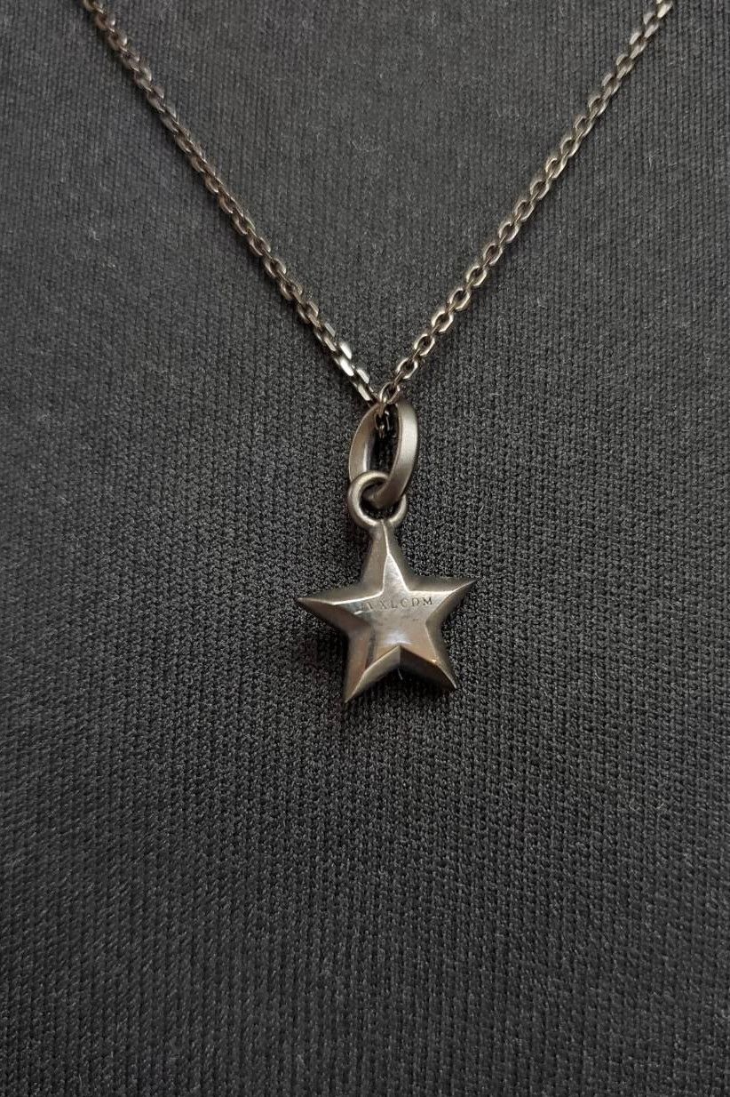 STAR CHARM PENDANT / SV925.BK