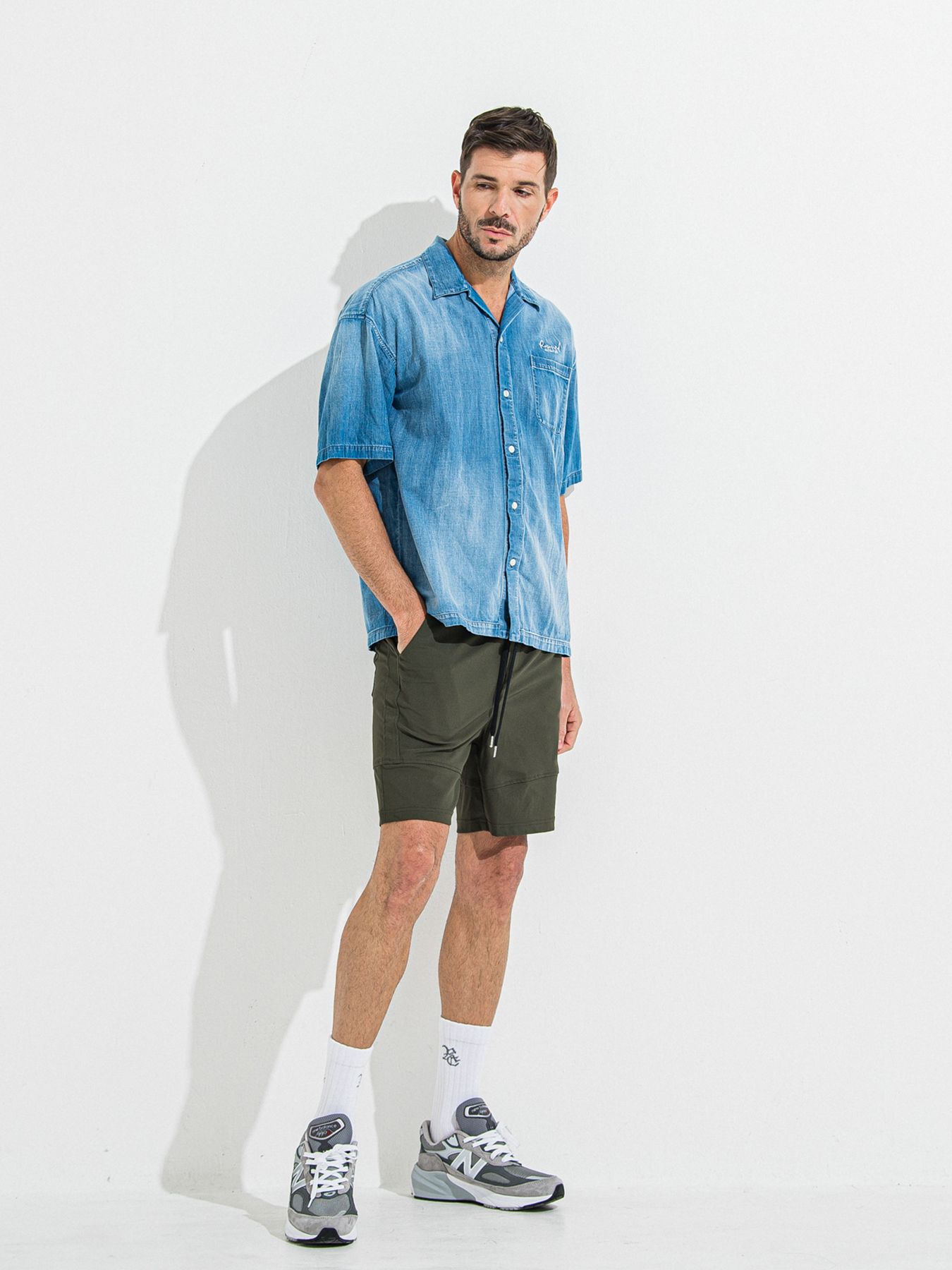 【予約品 】TYLER NYLON SHORTS / タイラー ナイロンショーツ / カーキ