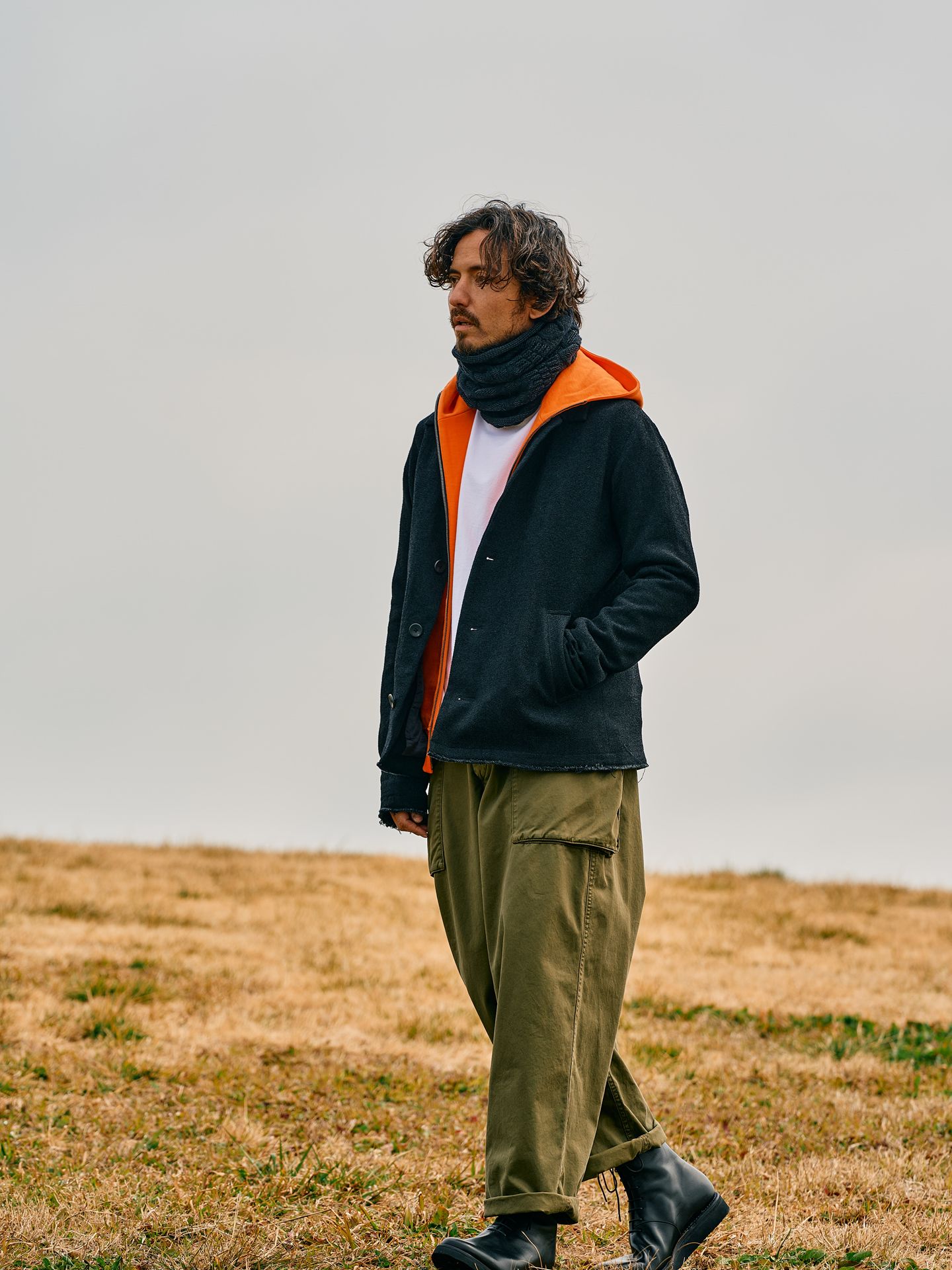 【予約品】 workers jacket / ブルゾン / ダークチャコール