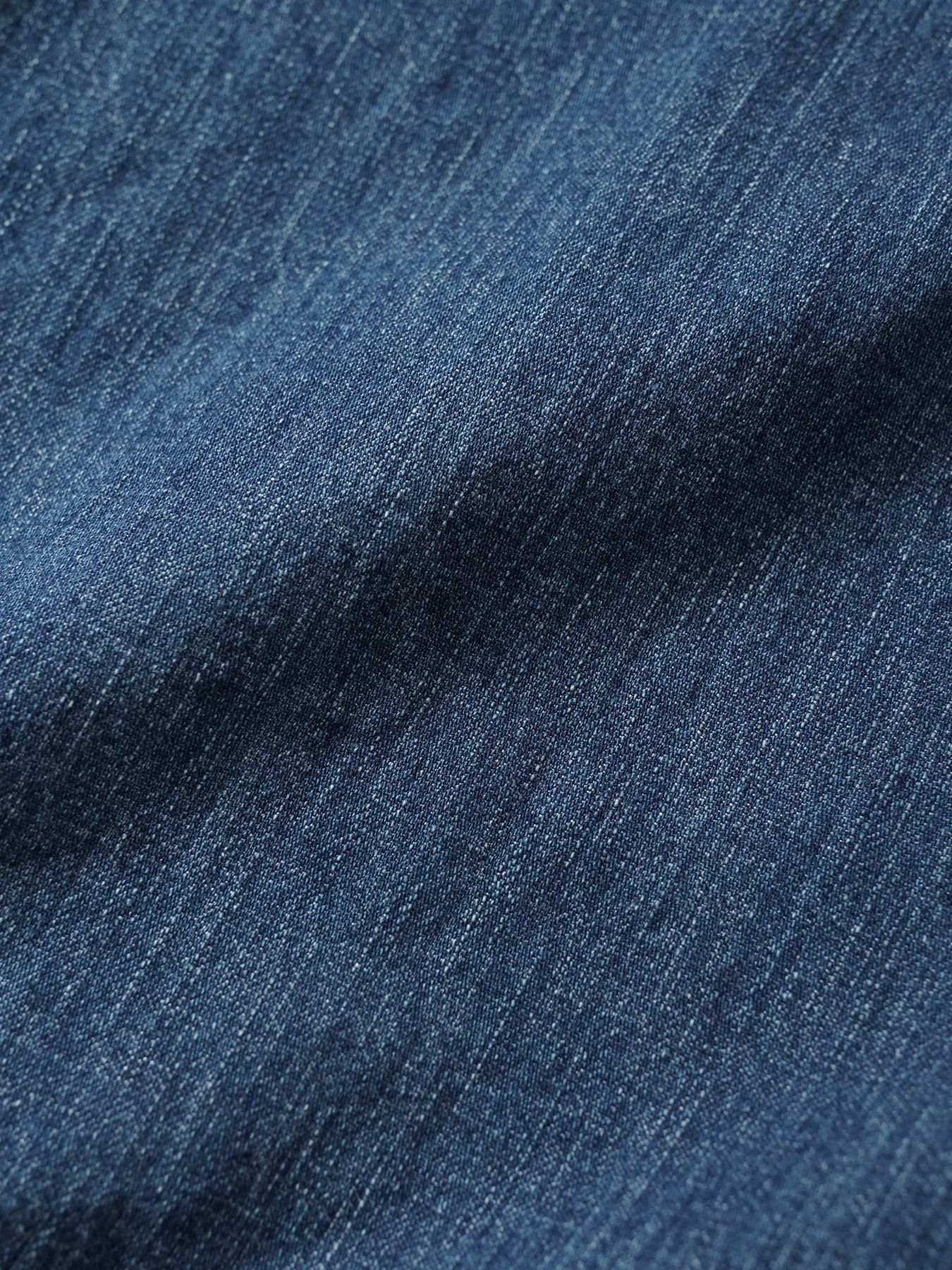 【予約品 5月27日(水) 締切】BOURGERON-DENIMJACKET aged / エイジド加工 ライトオンスデニム シャツジャケット / インディゴ