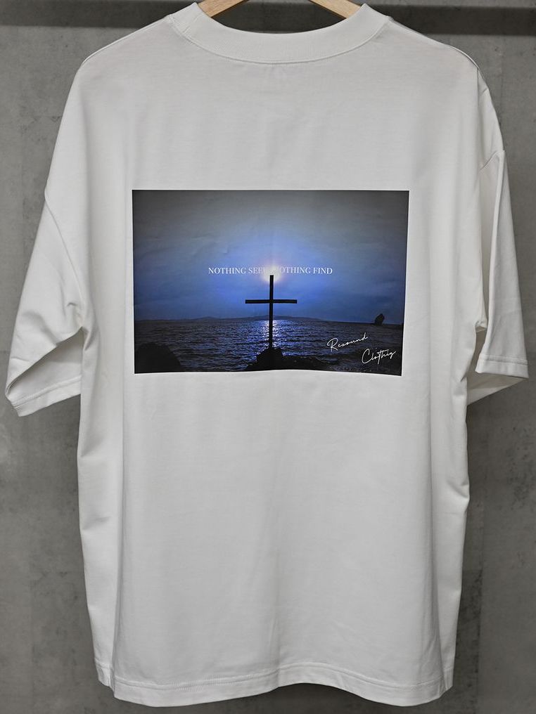 《予約11月17日19時締め》 BACK Photo OVER  TEE / オーバーTシャツ / ホワイト