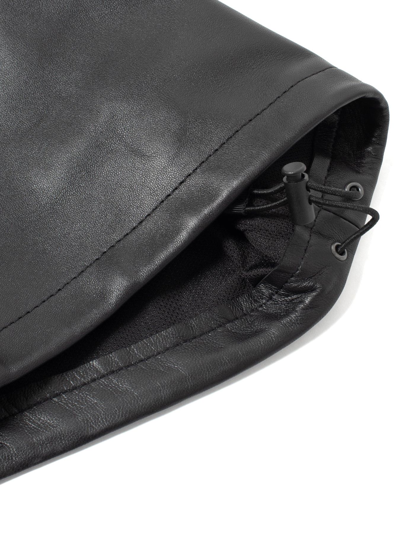 【予約品 9月27日(日) 締切】スペイン エントレフィーノ ラム トラックワイドパンツ / LIVITY/ BLACK