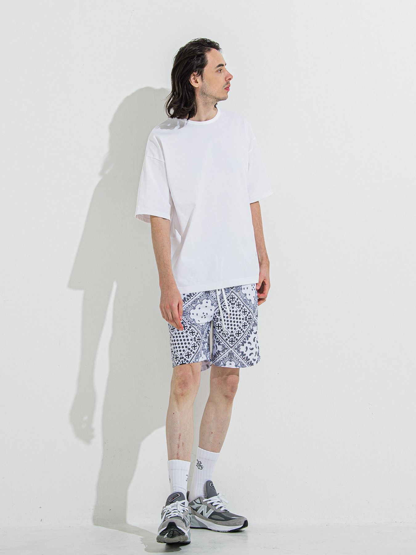 【予約品 】YOAKE PHOTO OVER TEE /  フォトオーバーサイズTシャツ / ホワイト