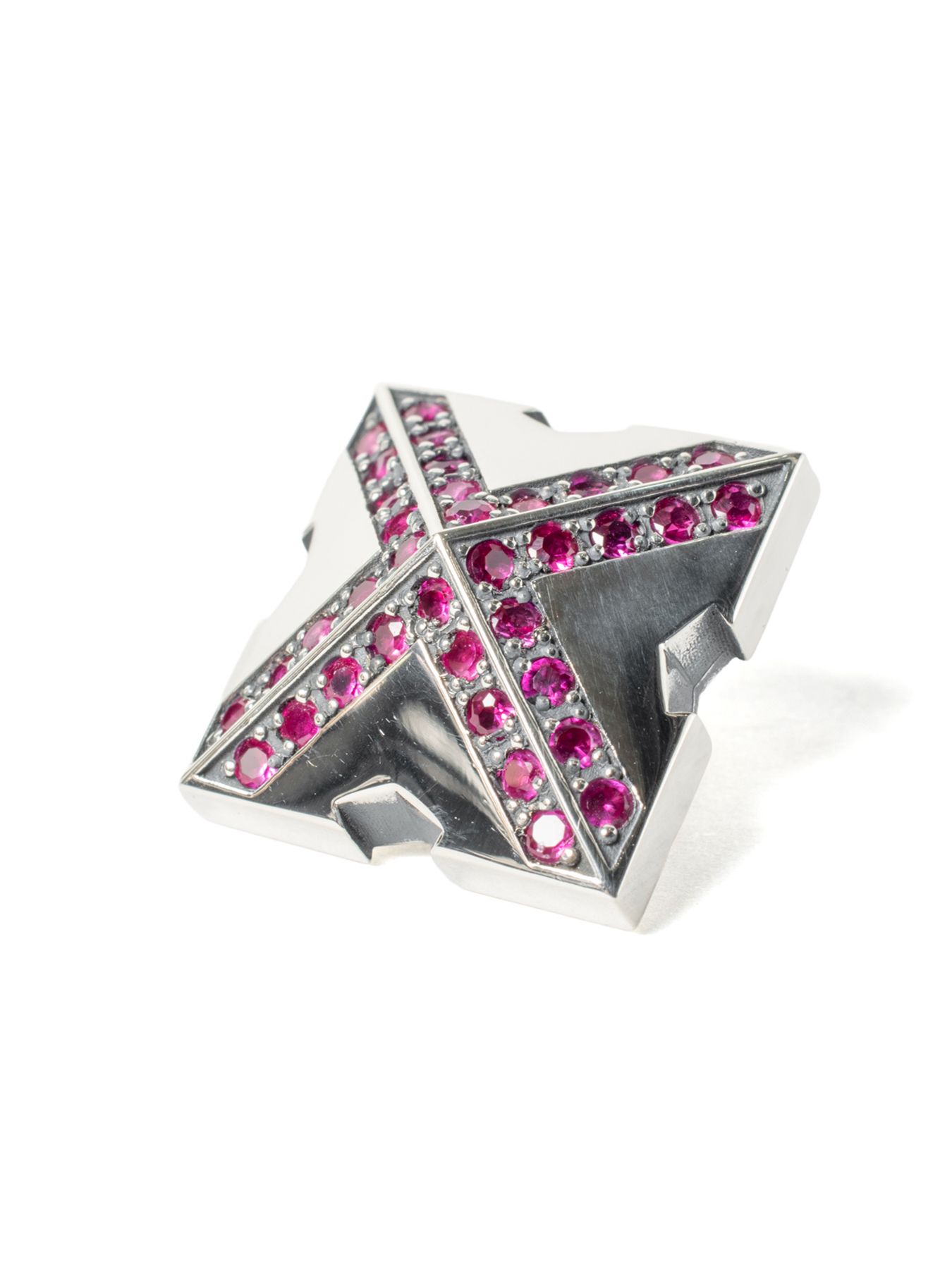 【予約品 9月27日(日) 締切】スナップスタッズ / Red Zirconia × Silver925