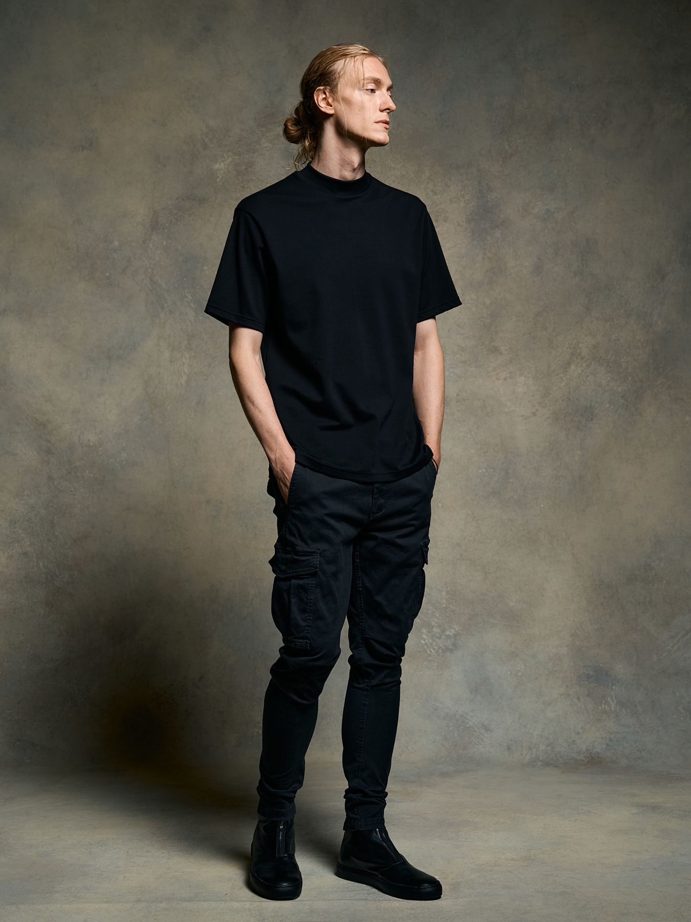 【予約品 9月23日(火) 締切】front zip bootie / フロントジップ ブーティー / ブラック