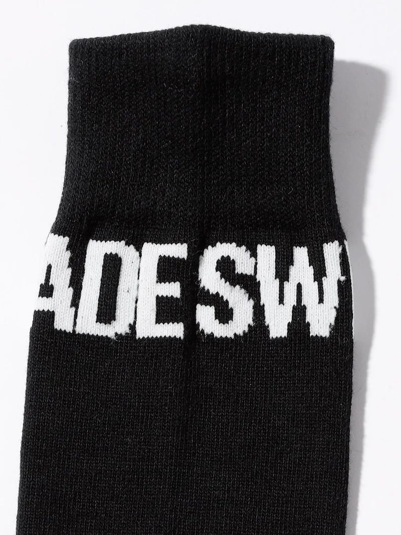 CLASSIC CREW SOCKS / BLACKソックスブラック 【SWITCH BLADE】