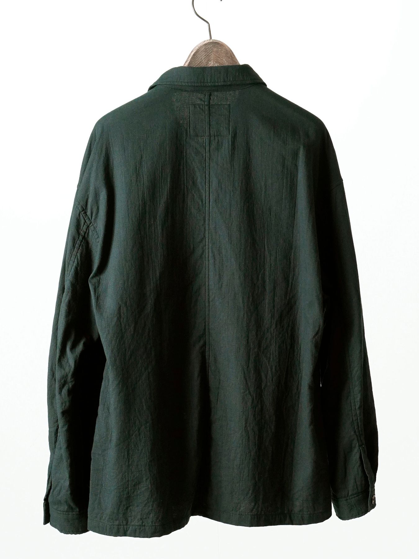 【予約品 11月9日(月) 締切】FEATHERALL / Wガーゼ カバーオール / カーキ