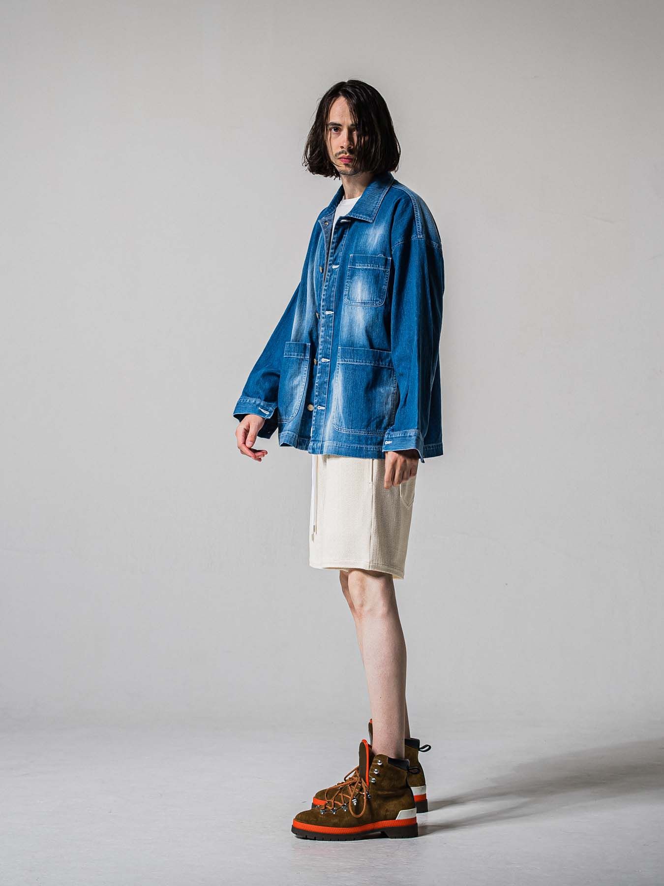 【予約品 11月16日(日) 締切】BLISTER KNIT HALF PT / ブリスターニットハーフパンツ / オフ