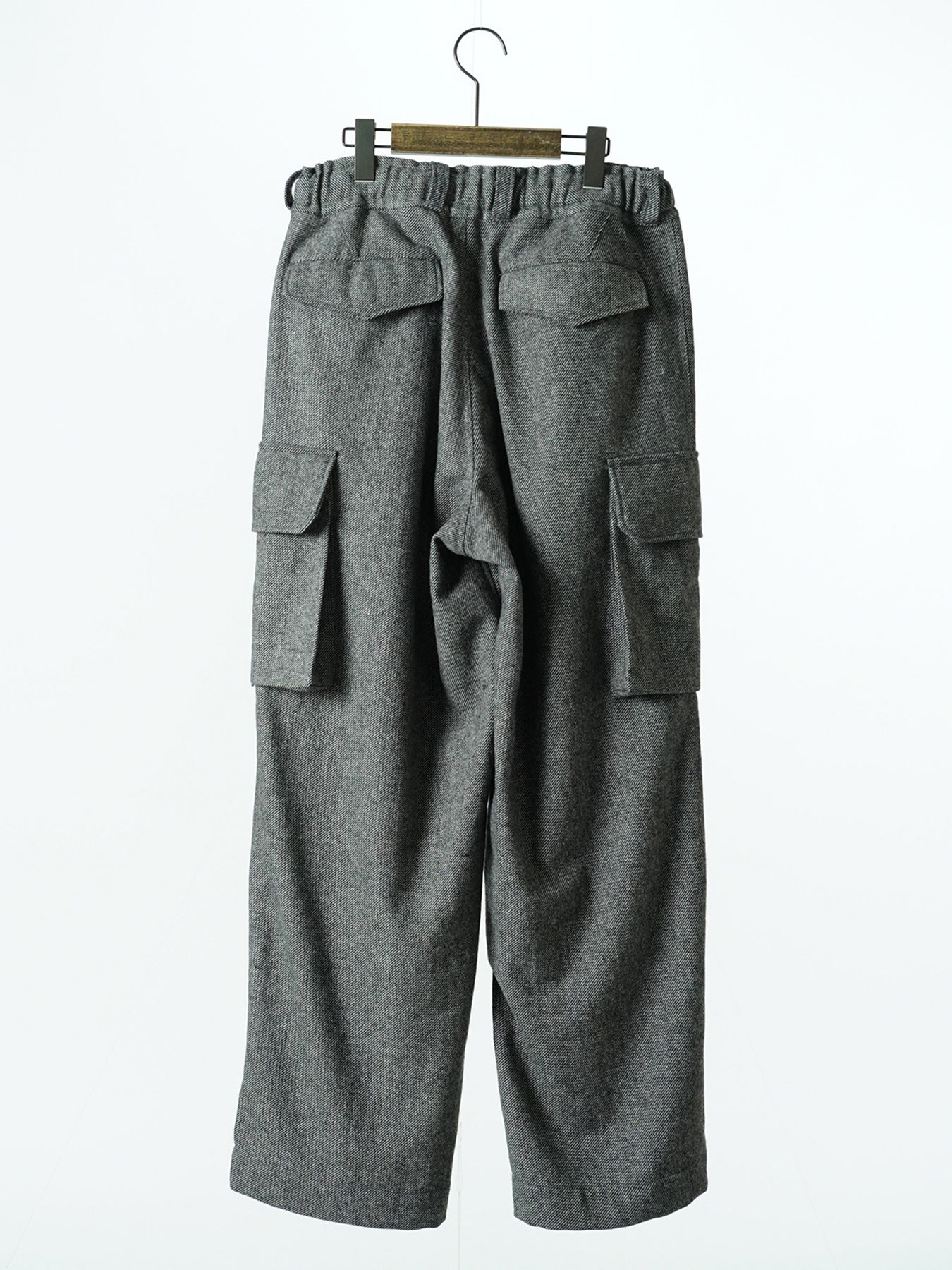 【予約品 7月5日(日) 締切】M47 WOOLTROUSERS / ウールカーゴパンツ / 杢グレー