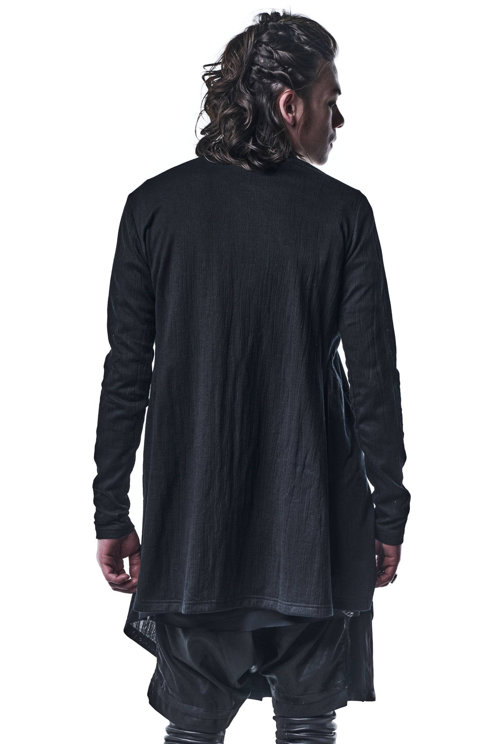《予約品》 ShawlCardigan カーディガン LacyJQD Jersey / Black 【kiryuyrik】 8月入荷予定