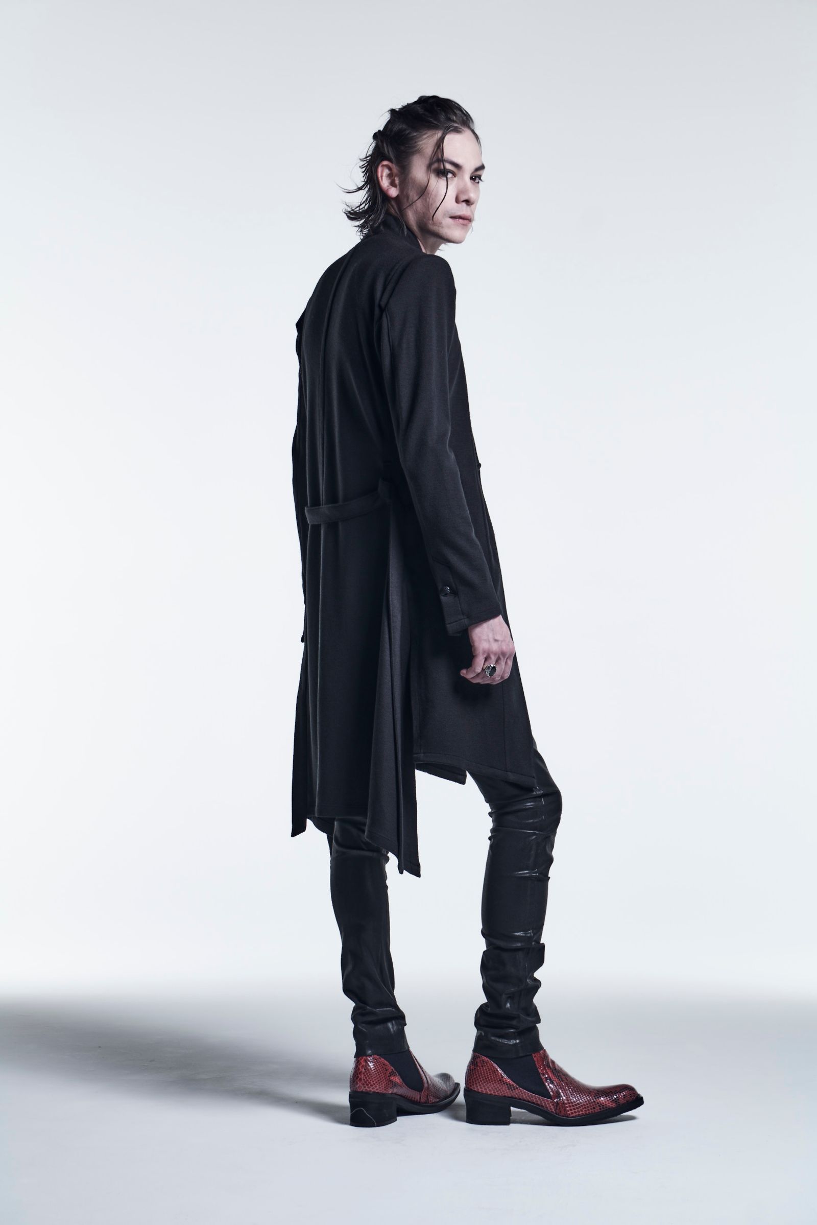 《予約品》 SuperSkinnyPants HighTensionJerseyCoating / Black 【kiryuyrik】 10月入荷予定