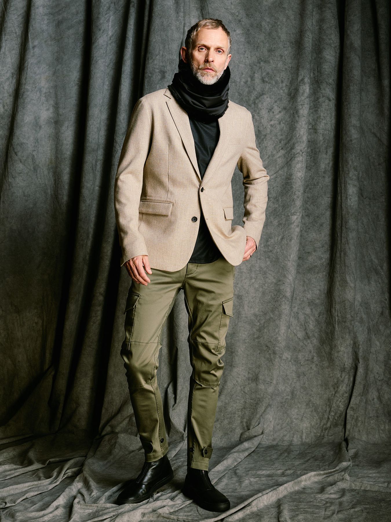 【予約品 4月19日(日) 18時締切】combi neck warmer / コンビネックウォーマー / ブラック