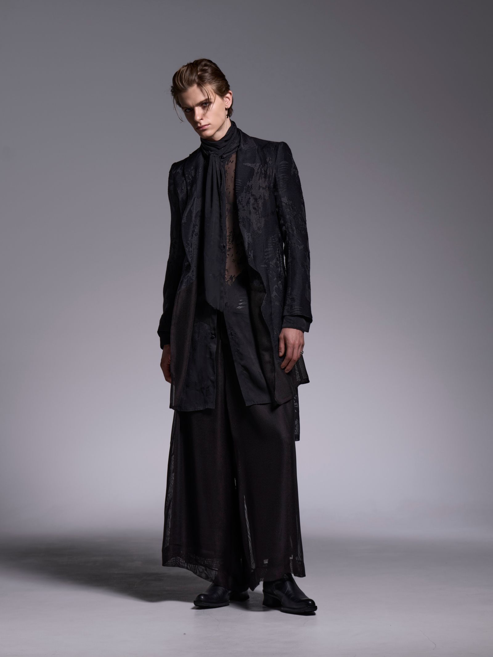 【予約品 1月4日(日) 締切】Layered Jacket / レイヤードジャケット / ブラック