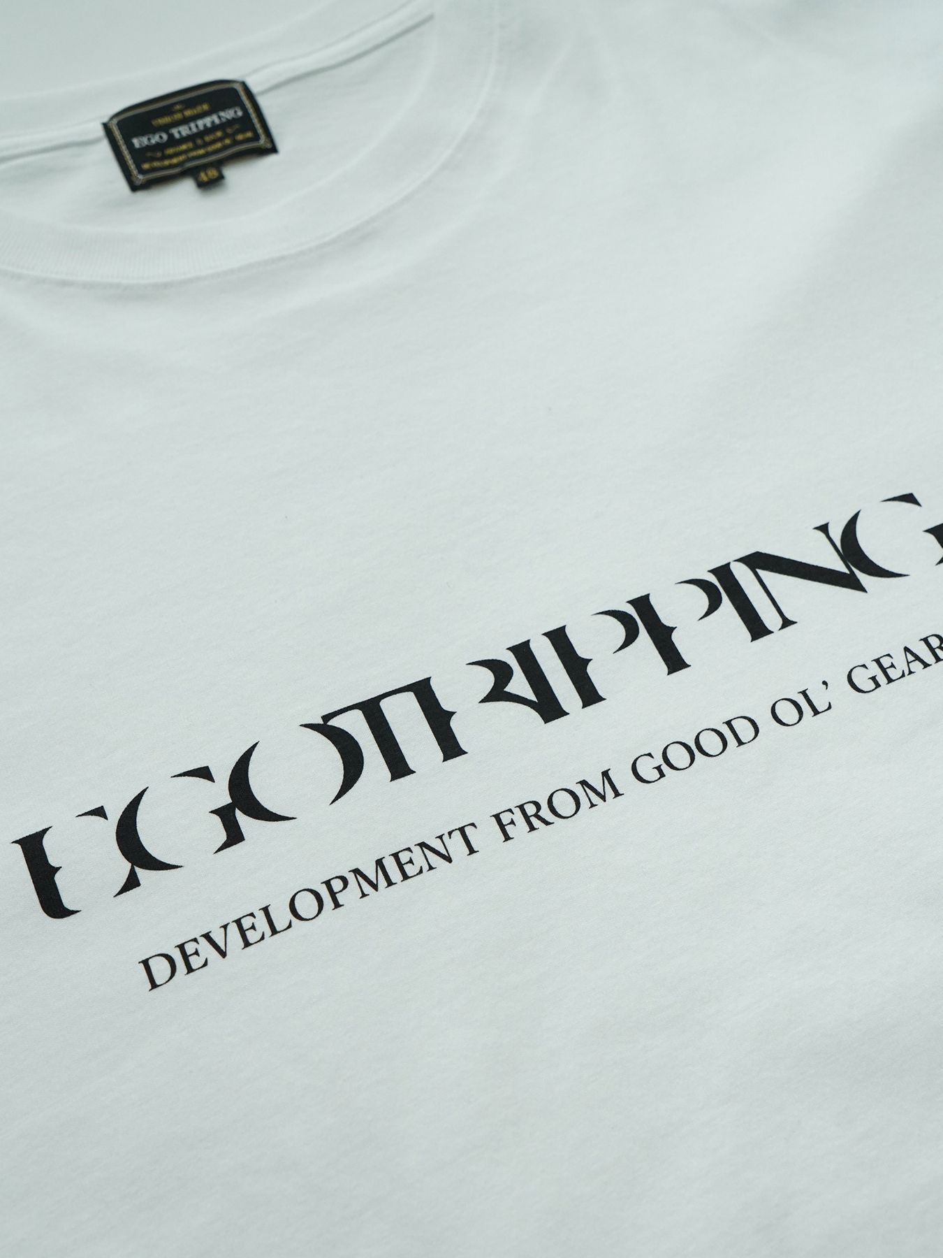 【予約品 11月23日(日) 締切】PRINTTEE-A short / ロゴプリント Tシャツ / WHITE