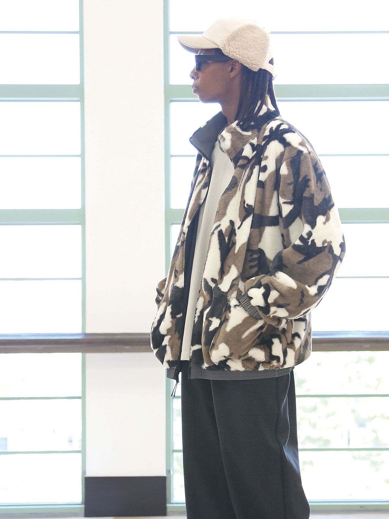 リバーシブル REVERSIBLE-HYPE JKT / GRAY-BEIGE【QUOLT】