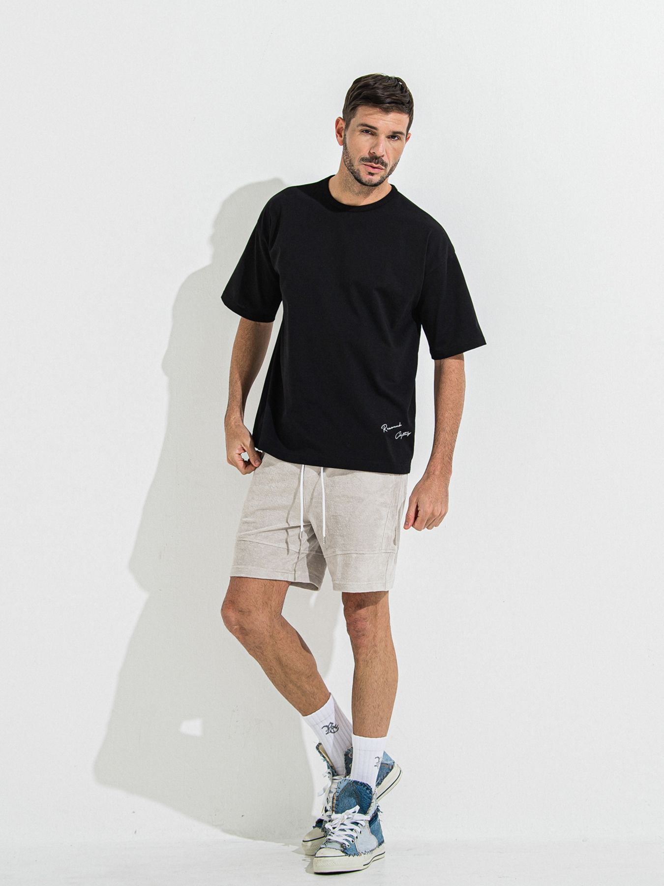 【予約品 】YOAKE PHOTO OVER TEE /  フォトオーバーサイズTシャツ / ブラック
