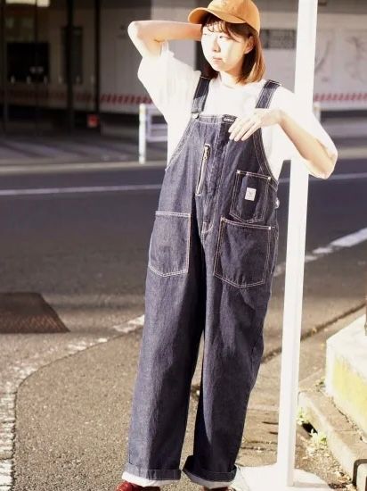 デニムダックオーバーオール made in Japan