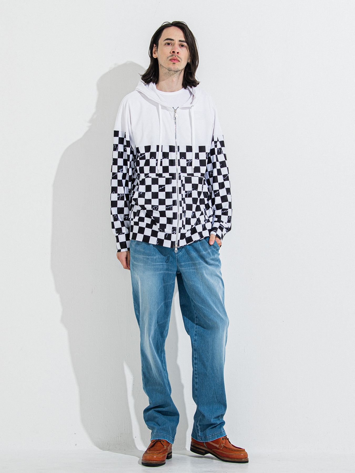 DENIM JERSEY WIDE PT / デニムジャージワイドパンツ / ライトインディゴ