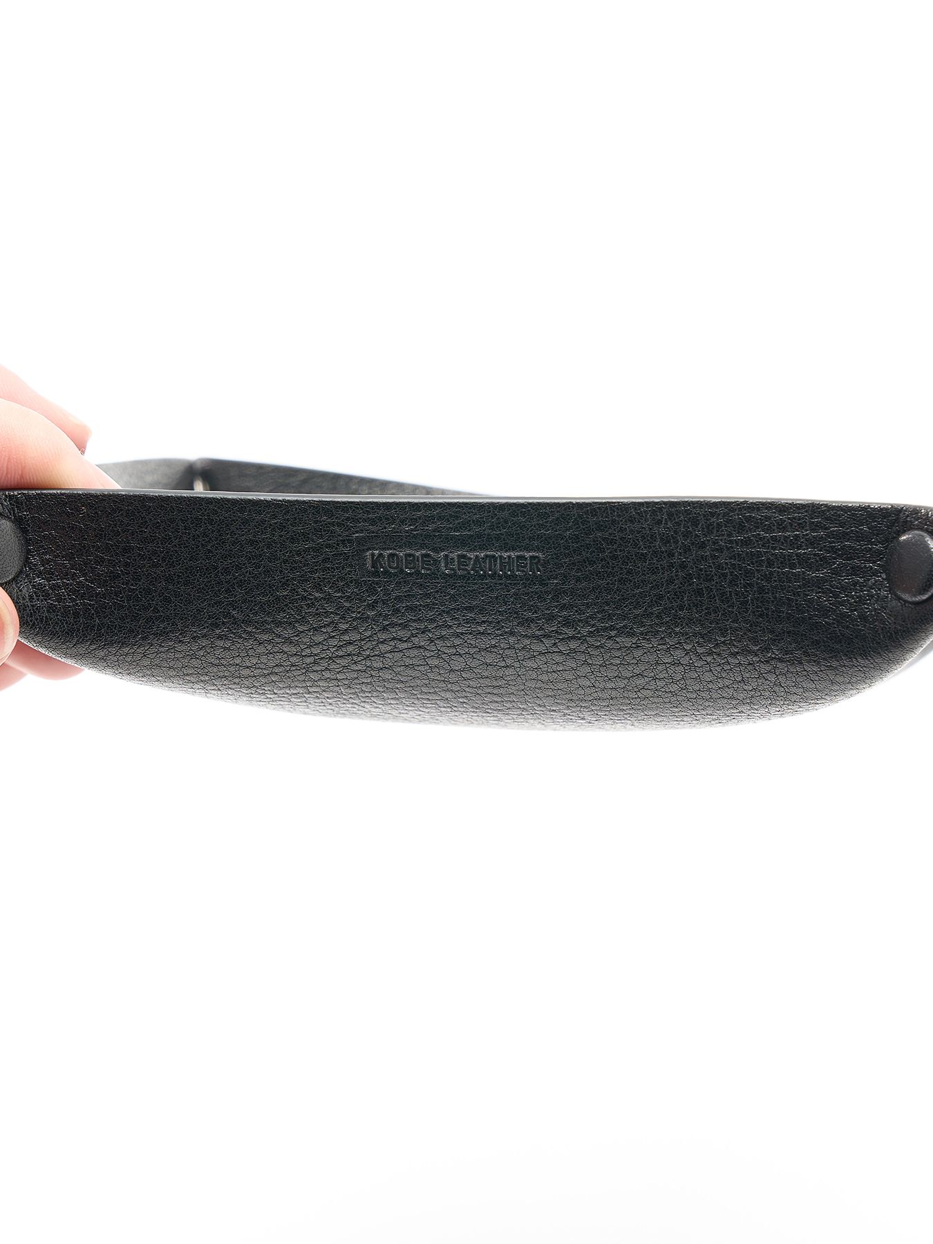 【予約品 】KOBE LEATHER square tray / 神戸レザー スクエアトレー / ブラック