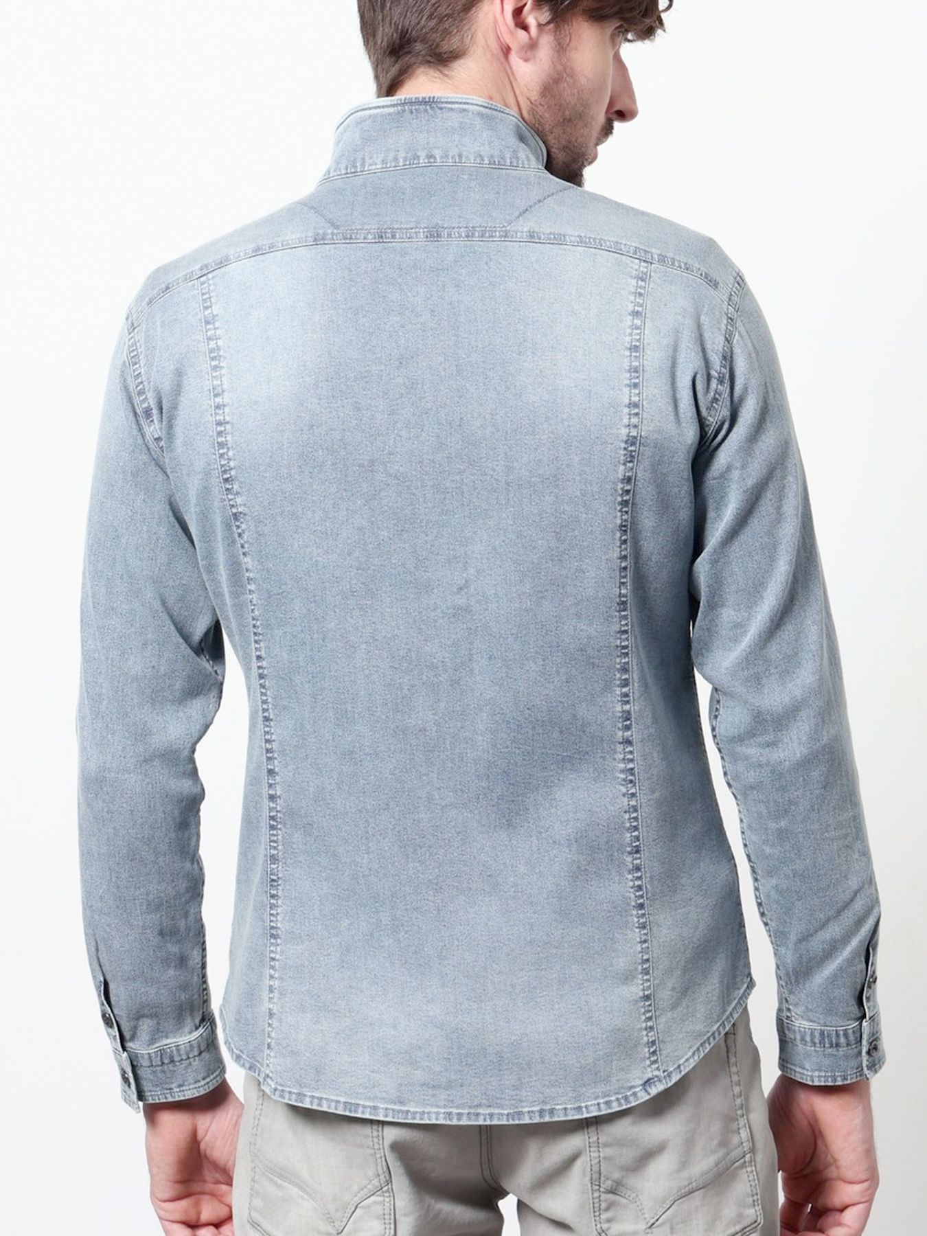 スーパーライトオンスデニムGジャン / ネイビー 【HIDEAWAYS NICOLE】