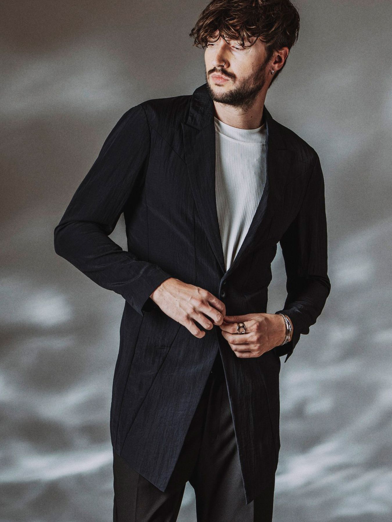 マルチシーム4B-ロングJKT / ブラック【NO ID.】