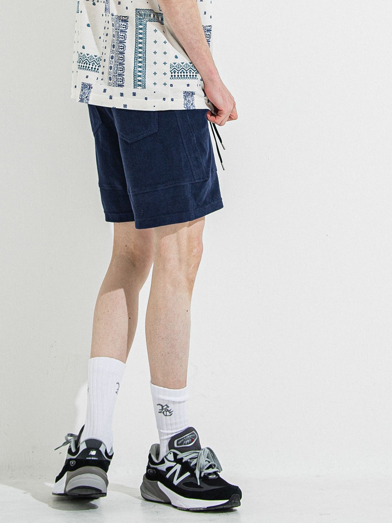【予約品】TYLER PILE SHORTS / タイラーパイルショーツ / ネイビー