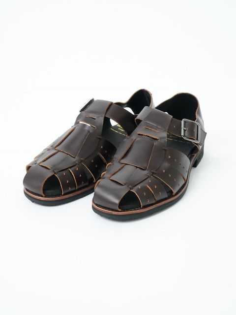 《予約品10月20日(日）締め》 GURKHA SANDALS / 牛革サンダル / ブラウン