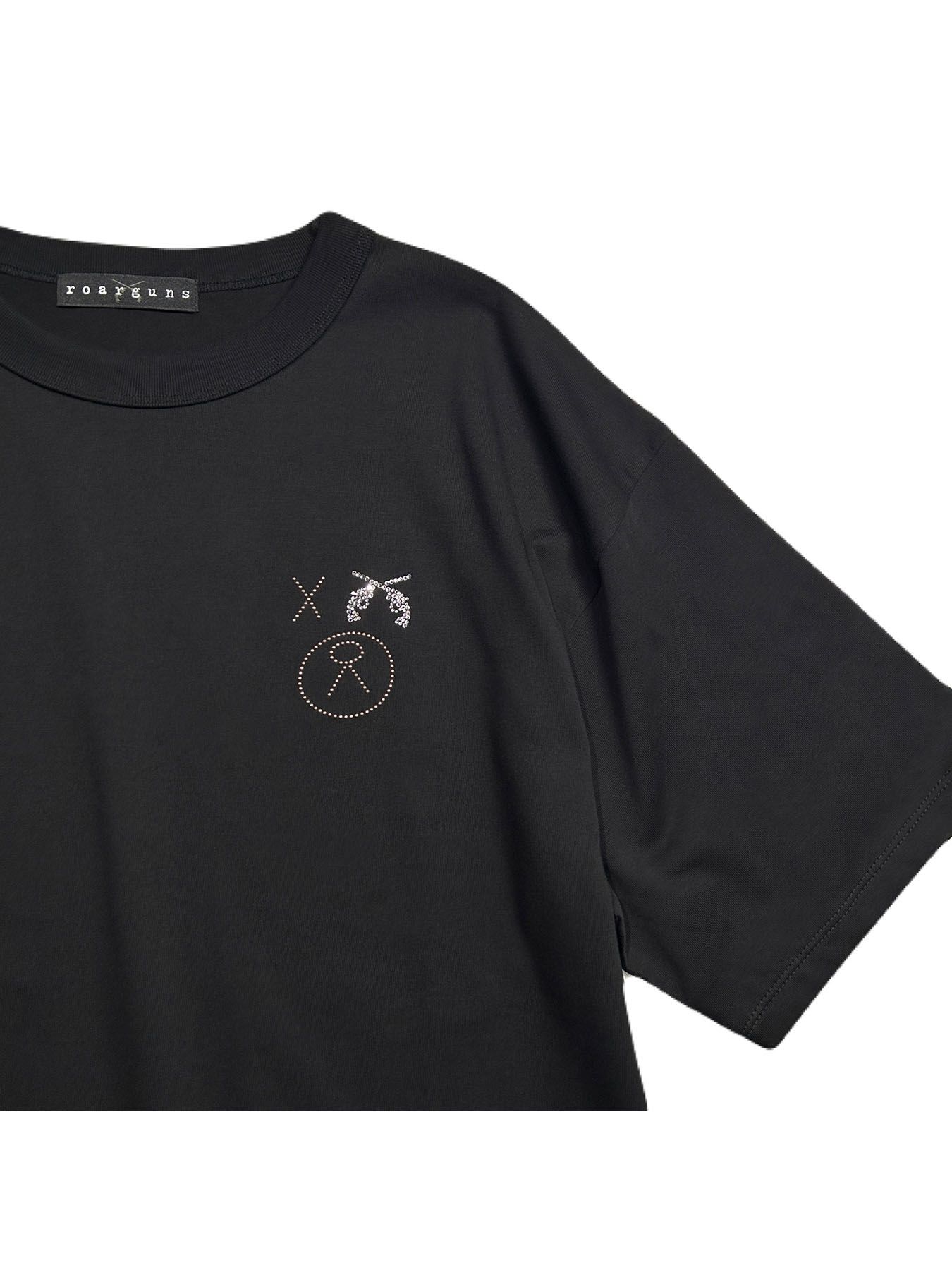【予約品 8月10日(日) 締切 】BEAR FACE S/S T / ベアーフェイス Tシャツ / クリスタル メタル ブラック