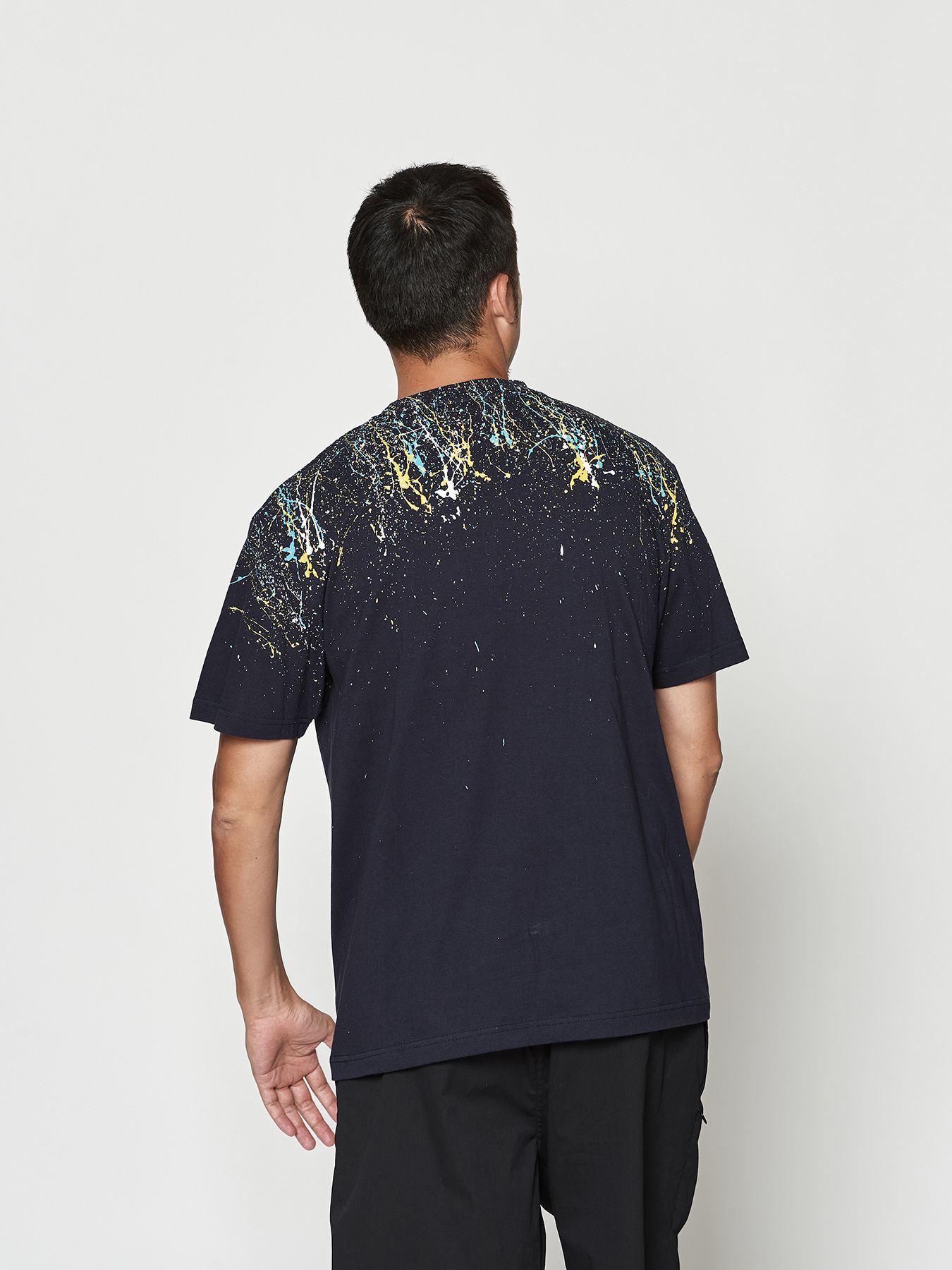 【予約品 10月9日(木) 締切】muta Splash Marine Logo Tee / Tシャツ / ネイビー【Acanthus × muta MARINE】