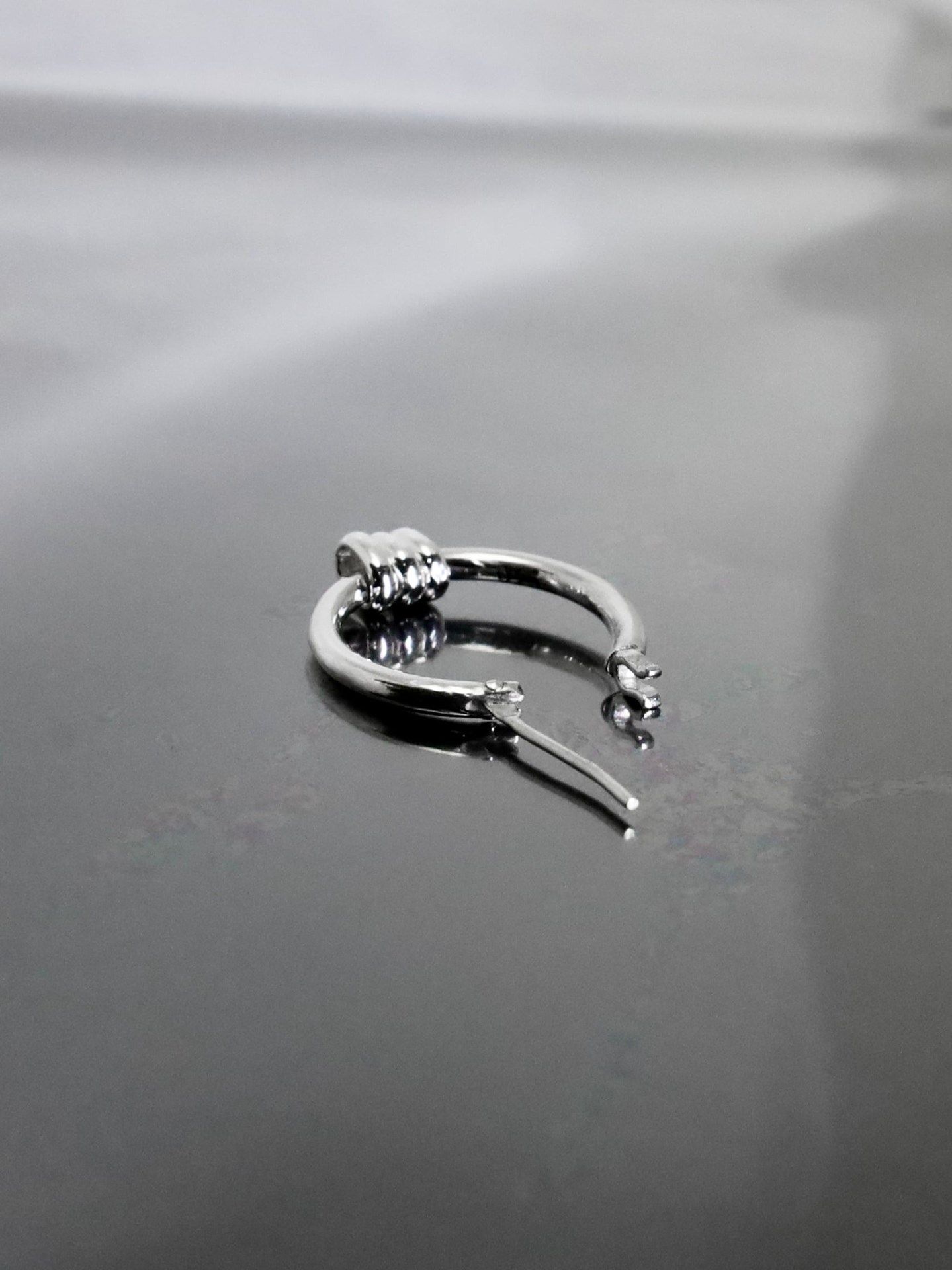 《受注生産》 THIN HOOP [LARGE] with OVAL / シンフープ L ウィズ オーバル 【注文から2～3週間後入荷予定】