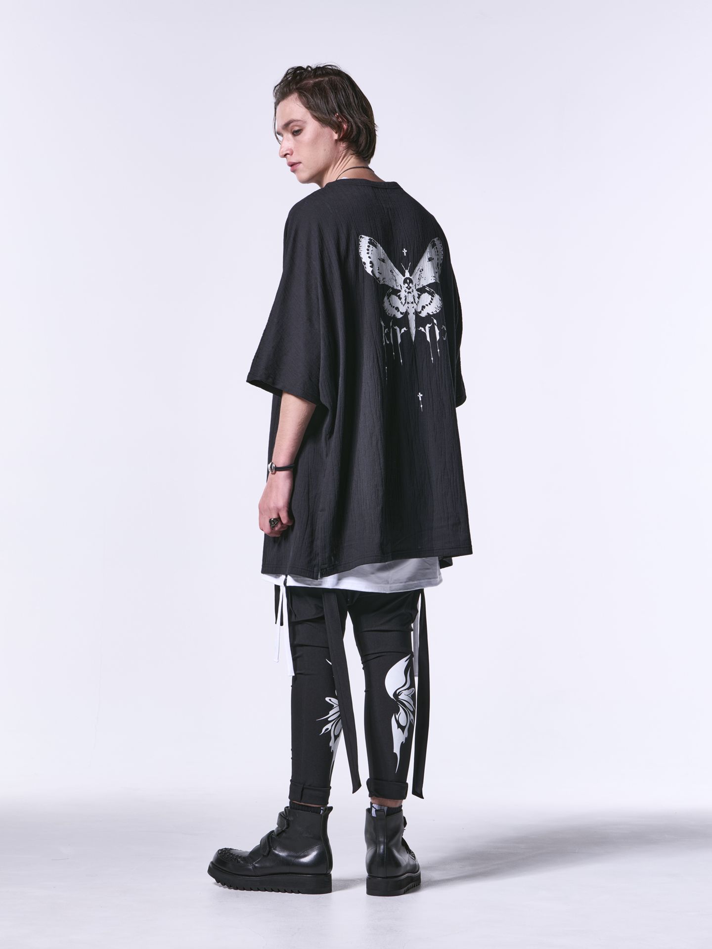 《予約品》 2Front-T / Tシャツ   / ブラック＆ホワイトブリント