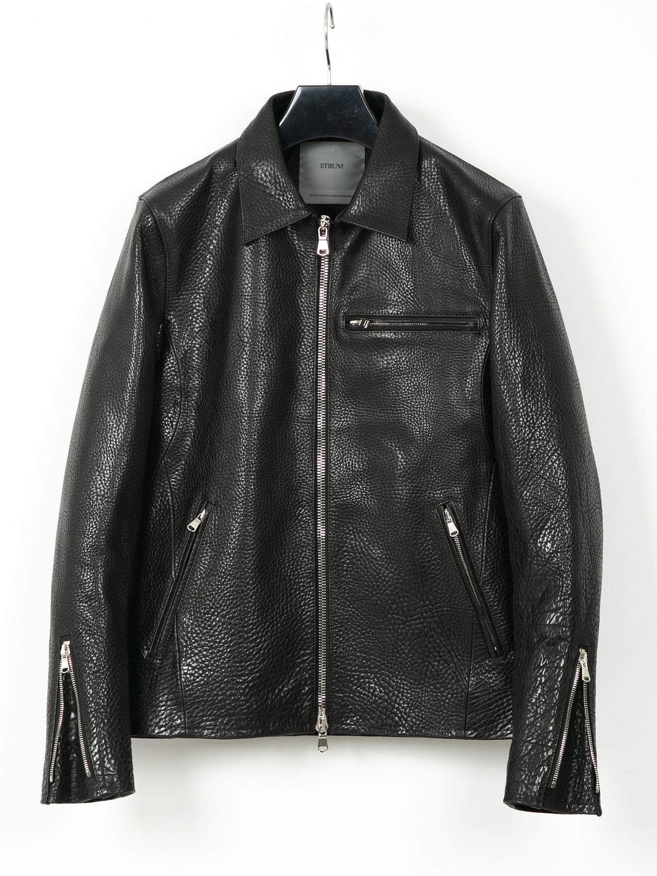 【予約品 10月12日(日) 締切】Pit Vegetable Full Tanned Shrunken Steerhide Single Riders / フルタンニン ピット鞣し シュリンクステアハイド シングルライダース / M.VINCENTS