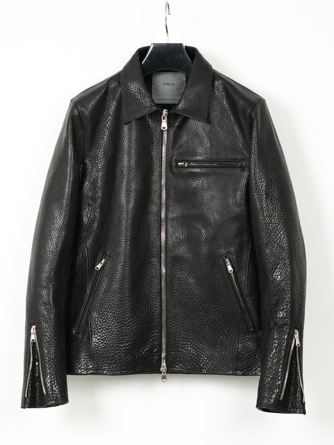 【予約品 10月13日(月) 締切】Pit Vegetable Full Tanned Shrunken Steerhide Single Riders / フルタンニン ピット鞣し シュリンクステアハイド シングルライダース / M.VINCENTS