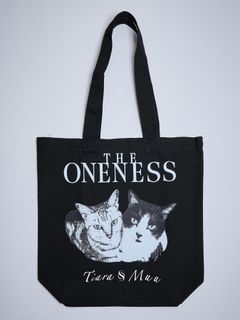 【予約品 4月26日(日) 締切】《犬猫保護活動チャリティー企画》Organic Cotton Tote Bag / オーガニックコットン トートバッグ / ブラック