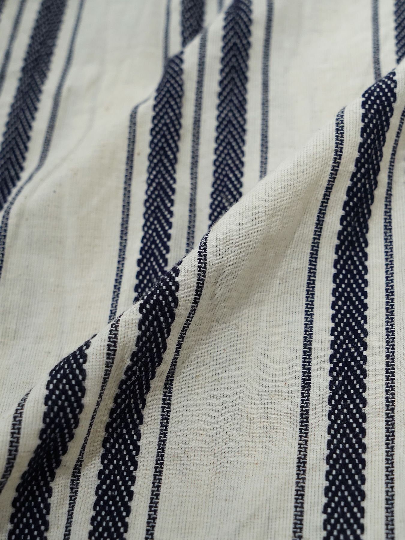 DOBBYSTRIPE SHIRTS / ミリタリーシャツ / ホワイト