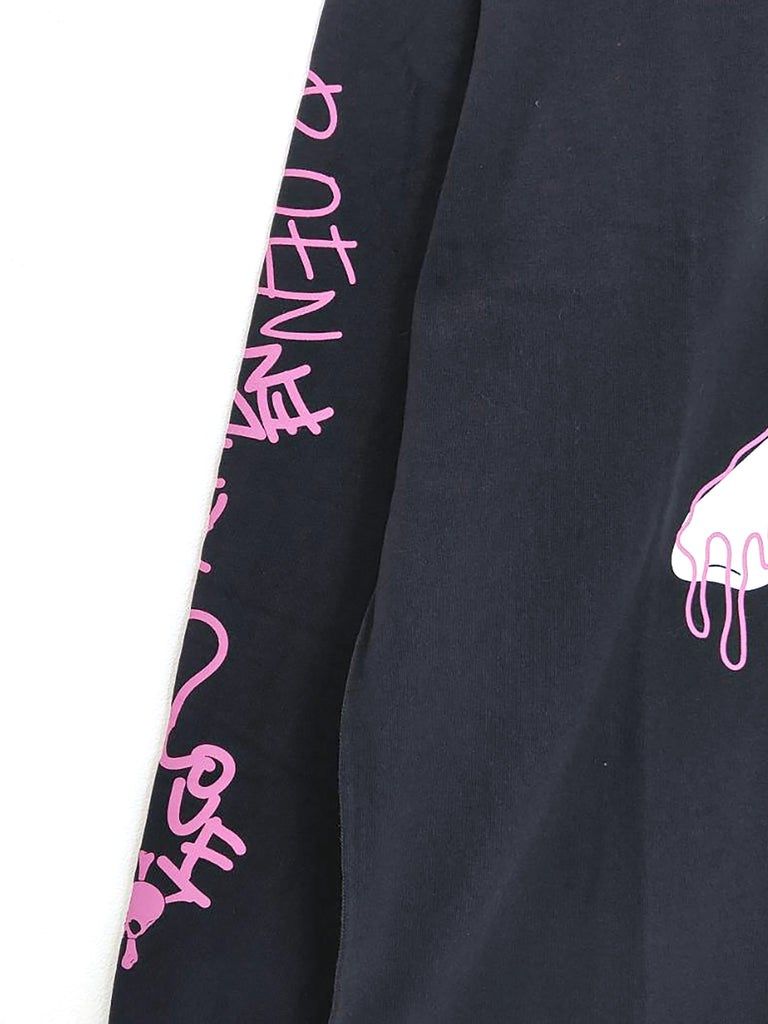 COLOR GRAPHIC T / 長袖Tシャツ / ブラック 【Roen】
