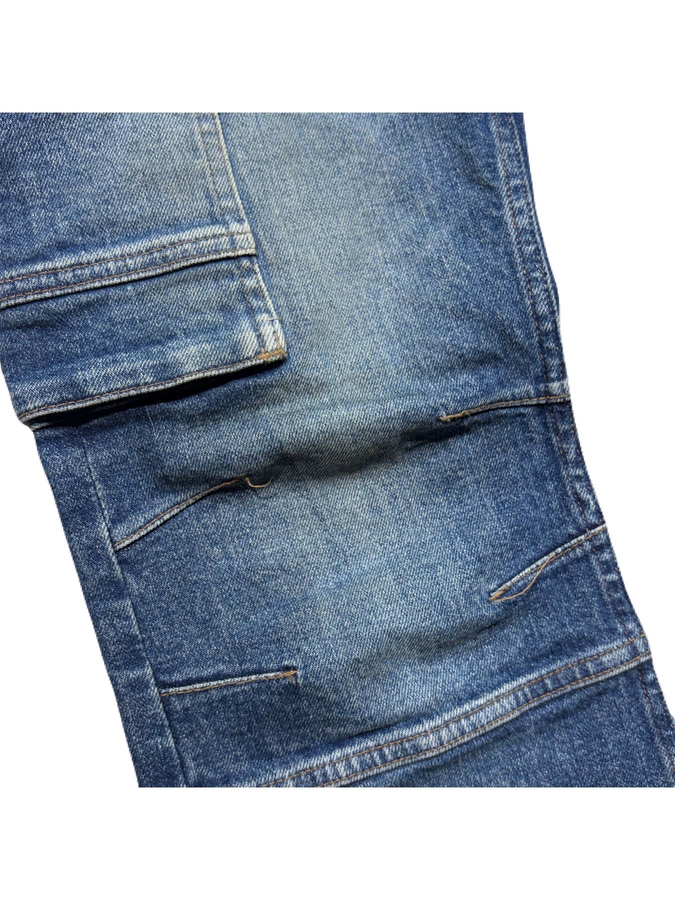 【予約品 8月23日(日) 締切】STRECH DENIM CARGO/P / ブルー