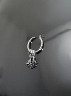 《受注生産》 THIN HOOP -raised by wolves- [LARGE] with OVAL and HEART / レイズド・バイ・ウルヴス シンフープ L ウィズ オーバル&ハート 【注文から2～3週間後入荷予定】