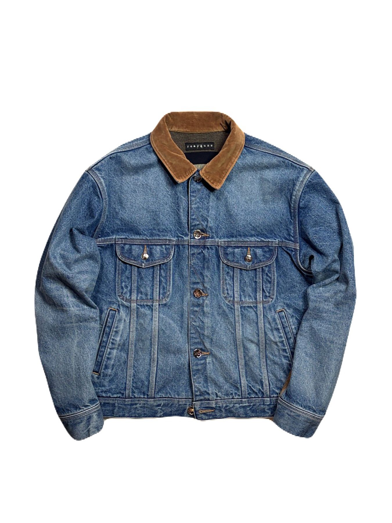 【予約品 3月9日(月) 18:00 締切】VIN/DEN/JK USED/BASIC / USED加工 ヴィンテージ デニム ジャケット / ブルー